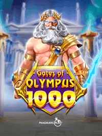 Zeus with lightning in Gates of Olympus 1000